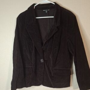 Briggs New York Dark Brown Corduroy Blazer size 16W